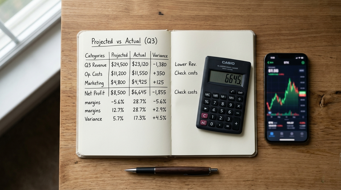 Nifty 50 vs Sensex Difference calculation notebook aur calculator ke saath