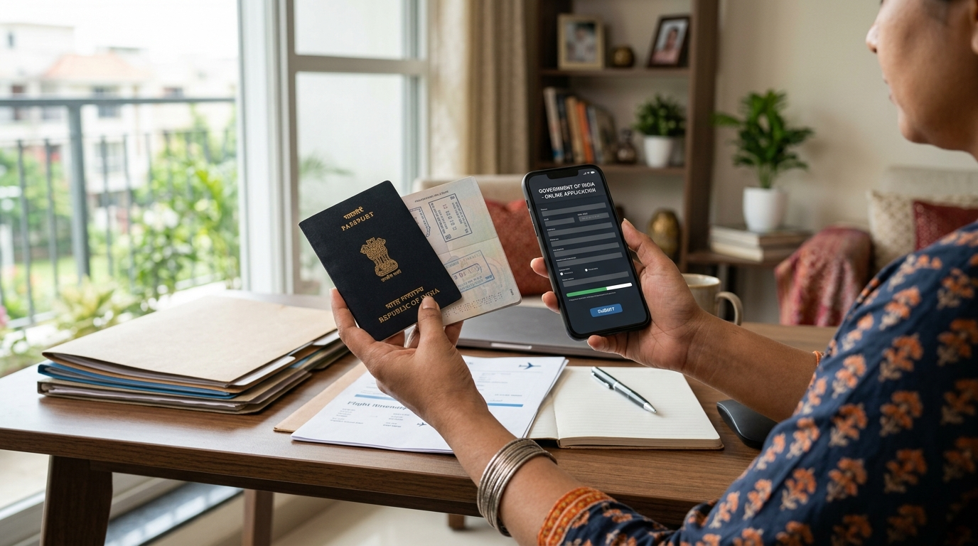 Passport Renewal apply online India