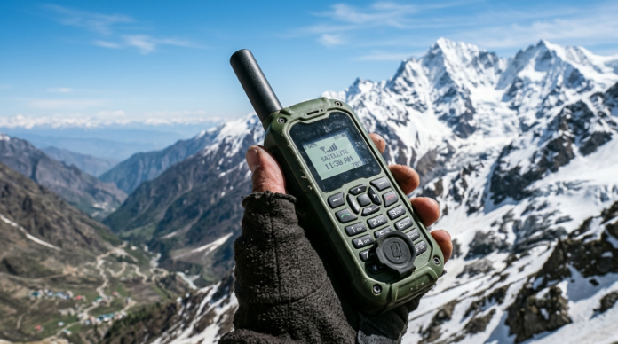 Satellite Phone rugged device Himalayas