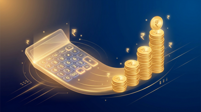 SIP Calculator से 5000 रुपये मंथली निवेश का हिसाब इलस्ट्रेशन