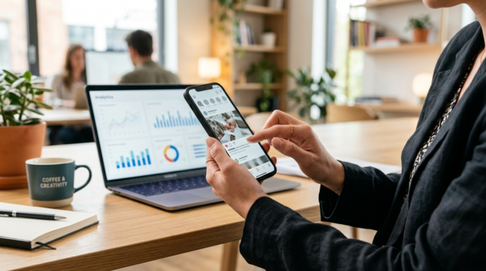 Social Media Marketing business smartphone