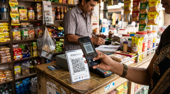 UPI QR code scan digital payment