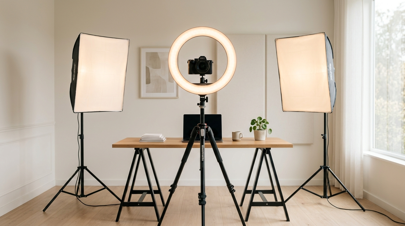 Useful Gadgets for Content Creators studio setup