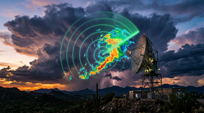 Weather Forecast radar technology clouds