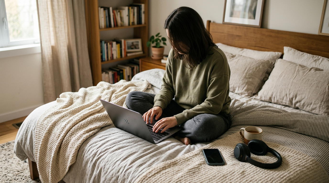 Work From Home Business Ideas casual working
