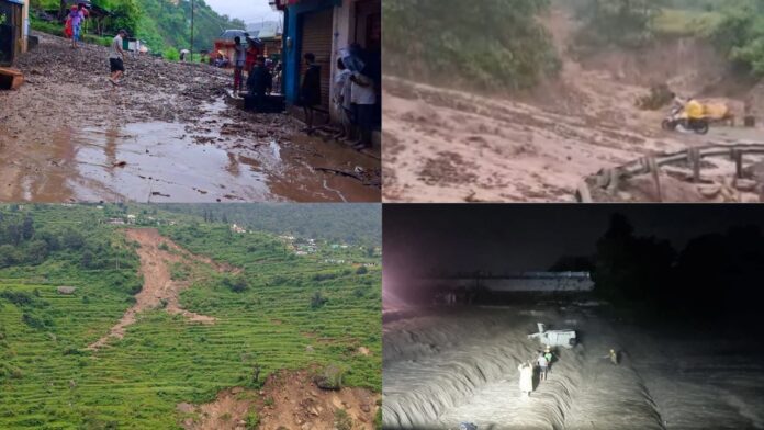 उत्तराखंड में लैंडस्लाइड