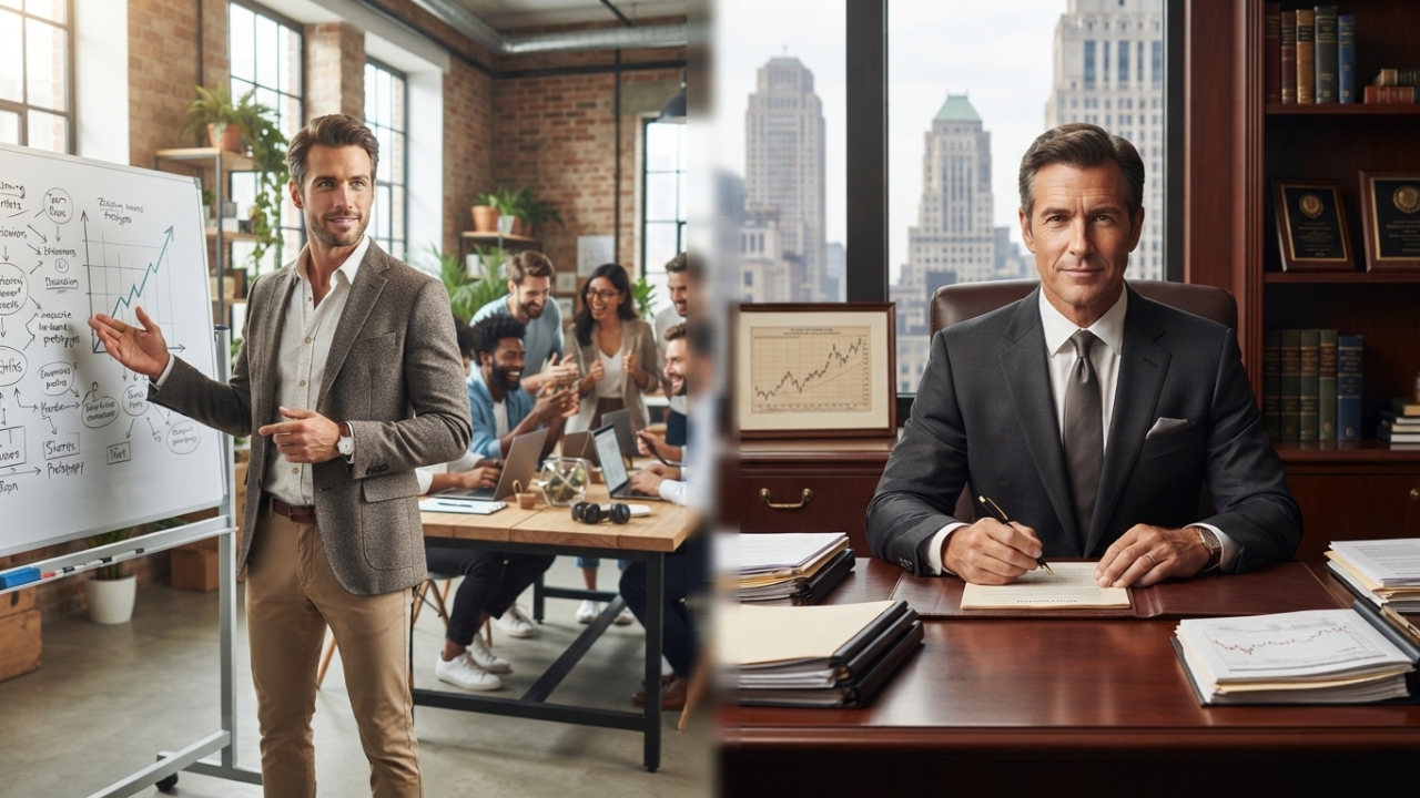 Entrepreneur vs Businessman