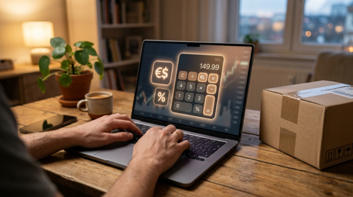 Custom Duty Calculator लैपटॉप पर इस्तेमाल करते हुए