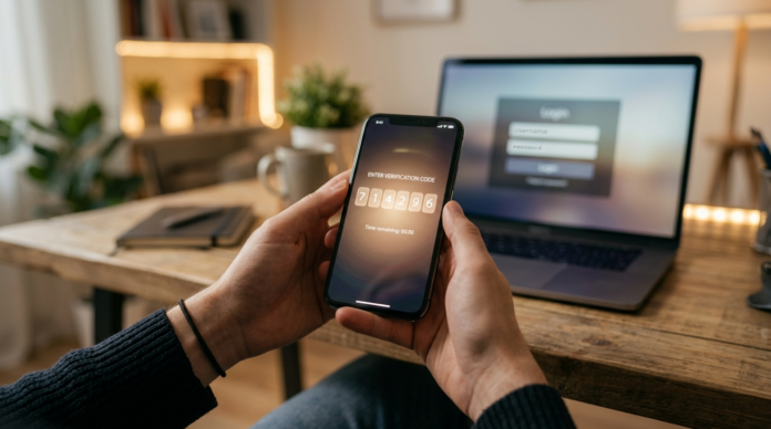 Multi Factor Authentication वेरिफिकेशन कोड स्मार्टफोन पर