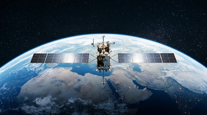 IMD Satellite पृथ्वी की कक्षा में मौसम डेटा भेजते हुए