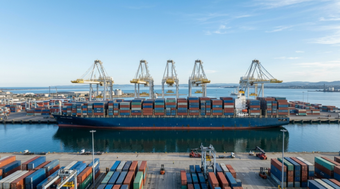 Import General Manifest से जुड़ा कार्गो शिप पोर्ट पर डॉक किया हुआ