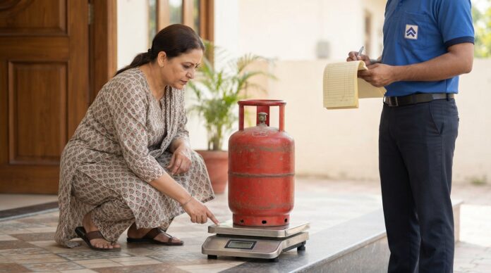 Gas Cylinder Weight Check