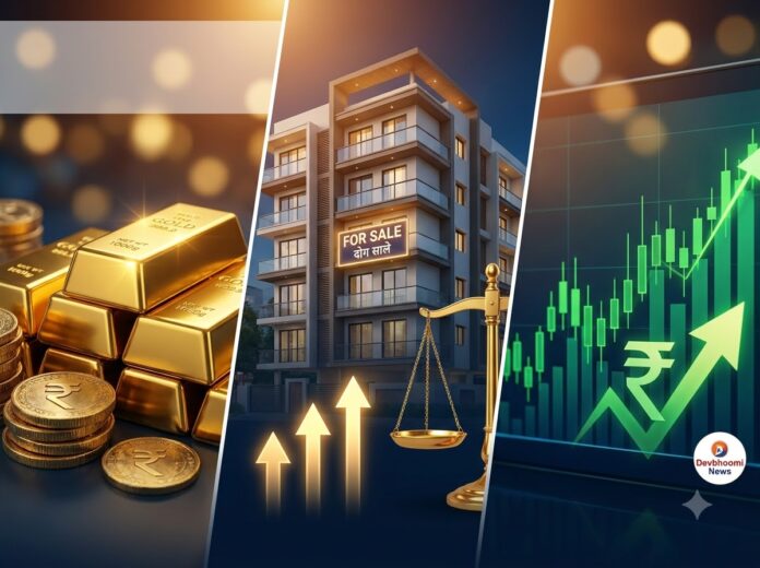 Gold vs real estate vs equity